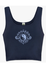 Trade roots Yin Yang Cropped Tank Top