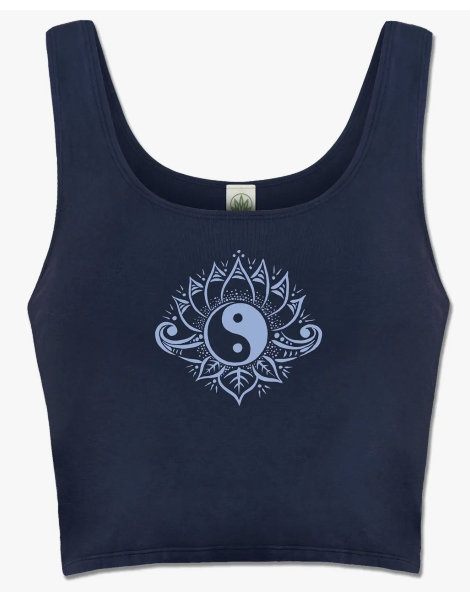 Trade roots Yin Yang Cropped Tank Top