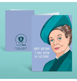 Trade roots Downton Birthday Card