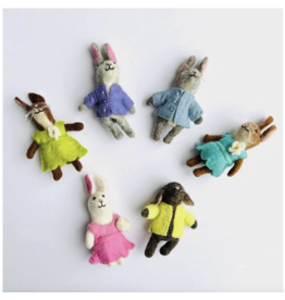 Trade roots Easter Bunny Finger Puppets, Nepal