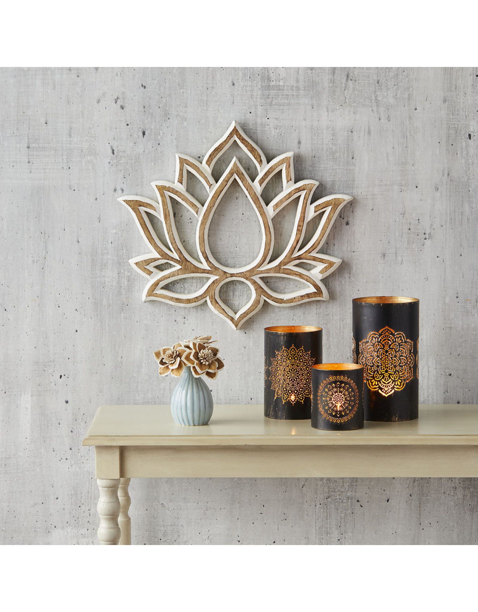 Lotus Wall Art, India Trade Roots