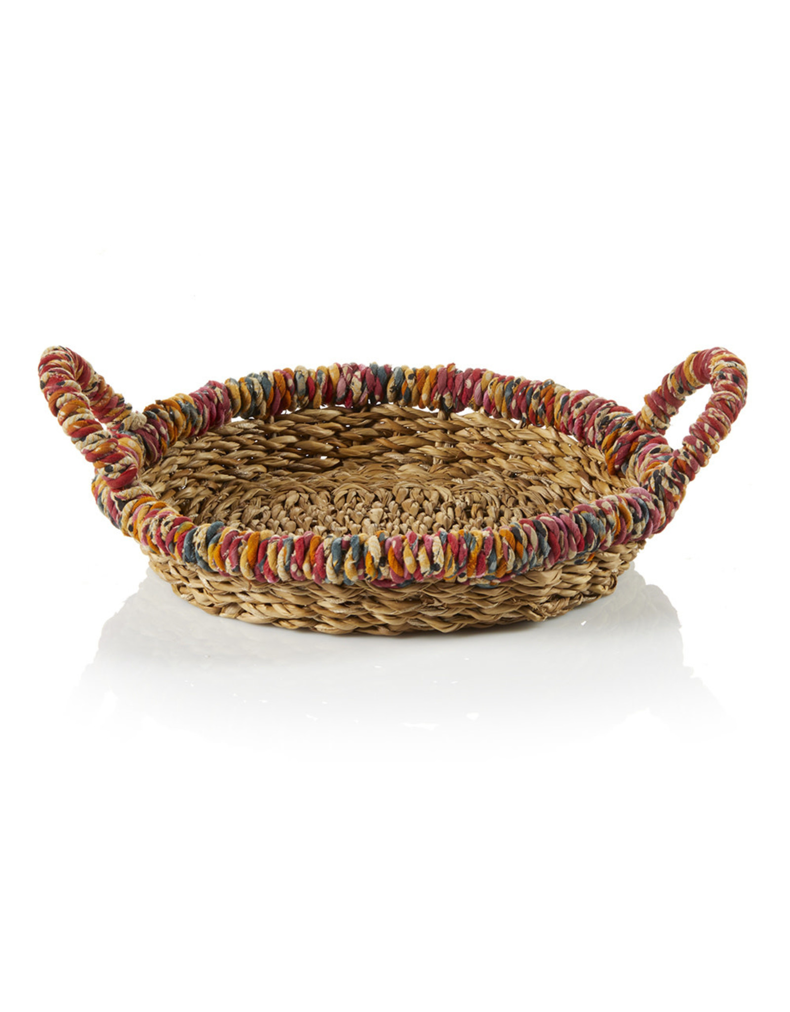 Trade roots Sari Pie Dish Basket, India