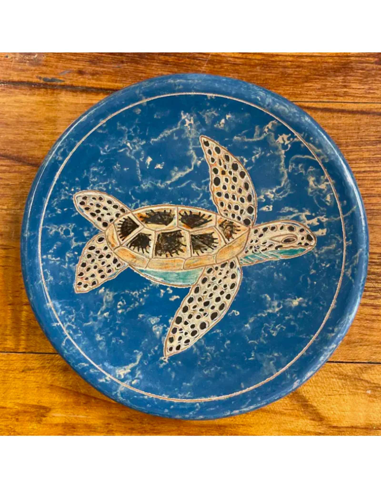 Trade roots Sea Turtle Ceramic Ring Dish, Nicaragua