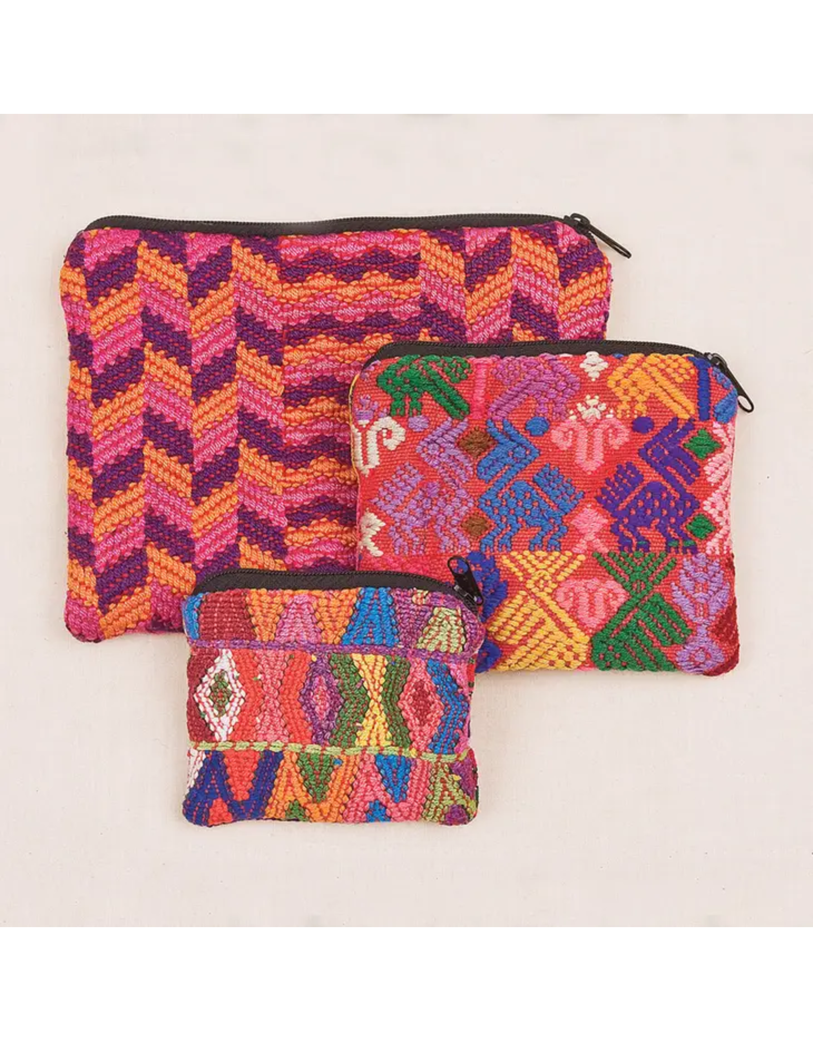 Trade roots Zippered Coin Purse, SMALL, Guatemala