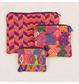 Trade roots Zippered Coin Purse, SMALL, Guatemala