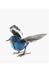 Trade roots Recycled Metal Fluttering Bird Sculpture