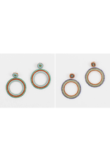Trade roots Open Circle Post Earrings