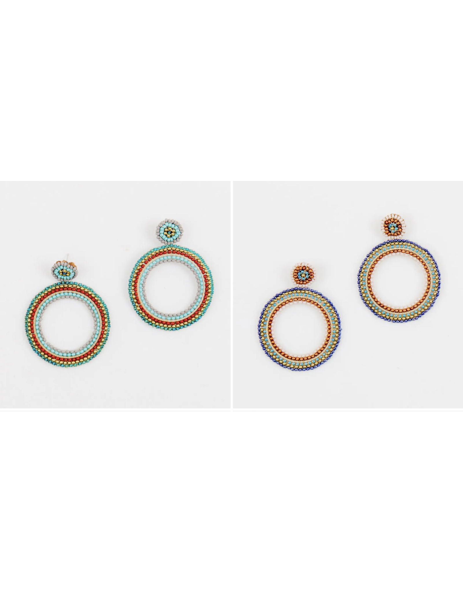 Trade roots Open Circle Post Earrings