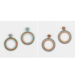Trade roots Open Circle Post Earrings
