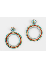 Trade roots Open Circle Post Earrings