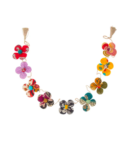 Trade roots Recycled Sari Flower Garland