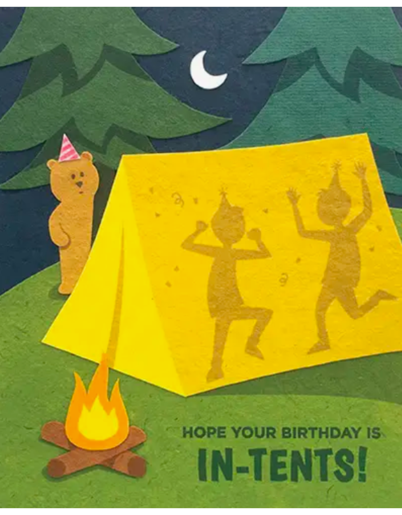 Trade roots In-Tents Birthday Card