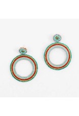 Trade roots Open Circle Post Earrings