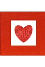 Trade roots Quilled Heart Sticky Note Post it Pad Cover