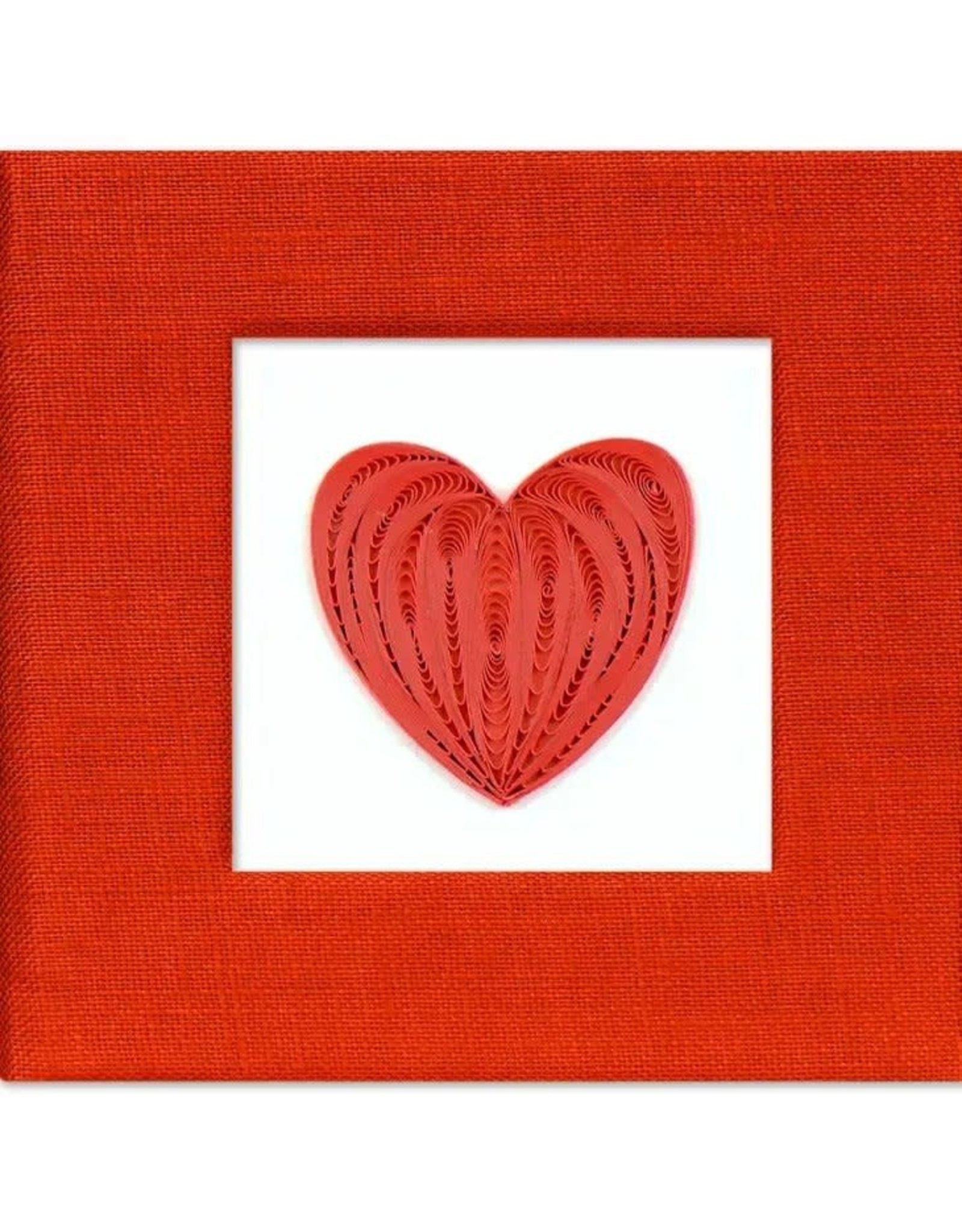 Trade roots Quilled Heart Sticky Note Post it Pad Cover