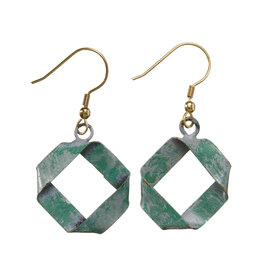 Trade roots Patina Earrings, India