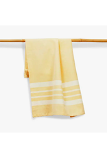 Trade roots 27 x 19 Cotton Handwoven Kitchen Towel, Butter, India