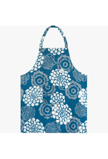 Trade roots Apron Reversible: Blooms- Indigo