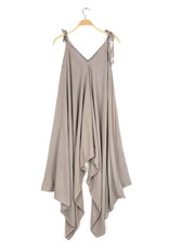 Trade roots Cotton Romper, O/S, Taupe, Thailand
