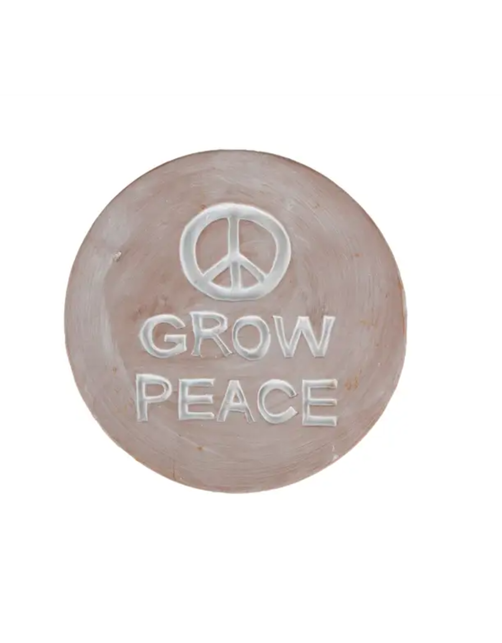 Trade roots Grow Peace Garden Plaque