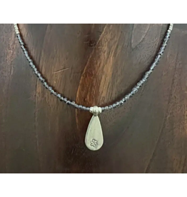 Trade roots Blue Lotus Necklace, Thailand