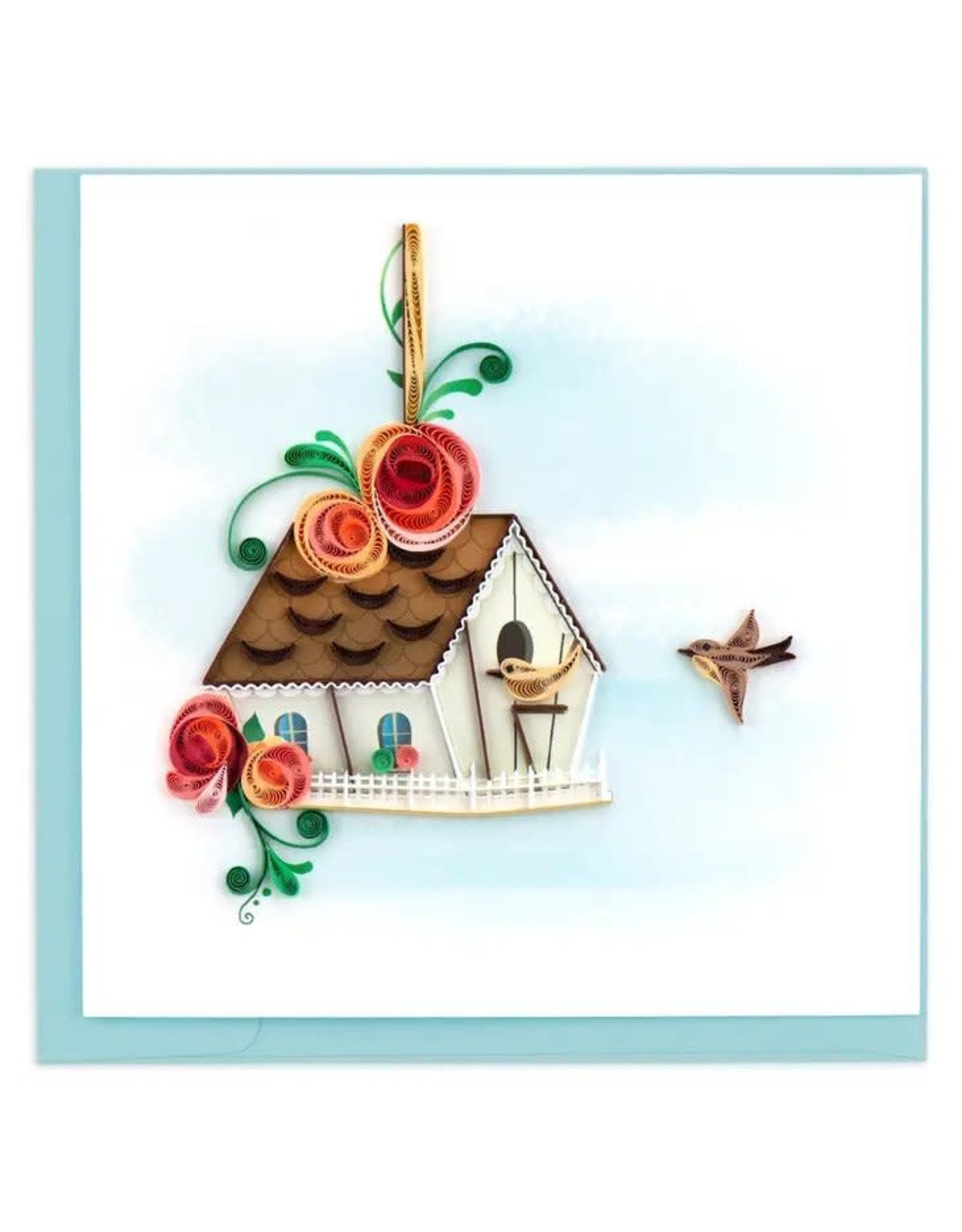 Trade roots Birdhouse Quilling Card, Vietnam