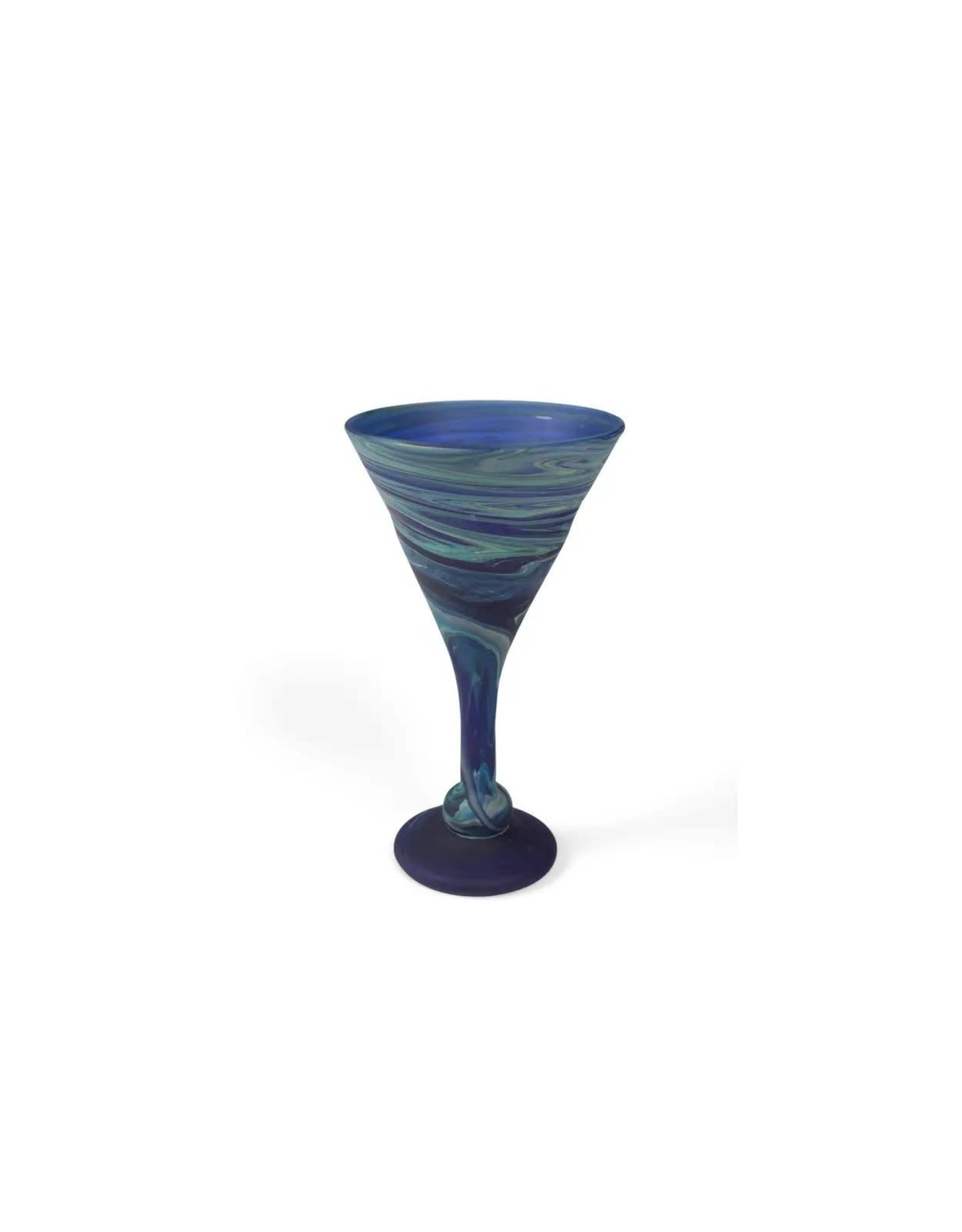 Trade roots Phoenician Blue Cocktail Glass, West Bank