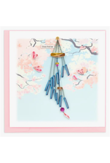 Trade roots Spiral Wind Chime Quilling Card