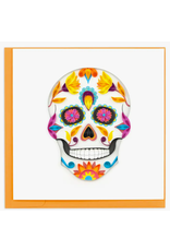 Trade roots Sugar Skull Greeting Quilling Card