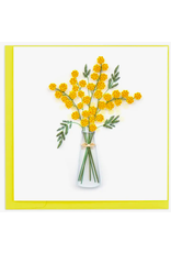 Trade roots Mimosa Flower Quilling Card