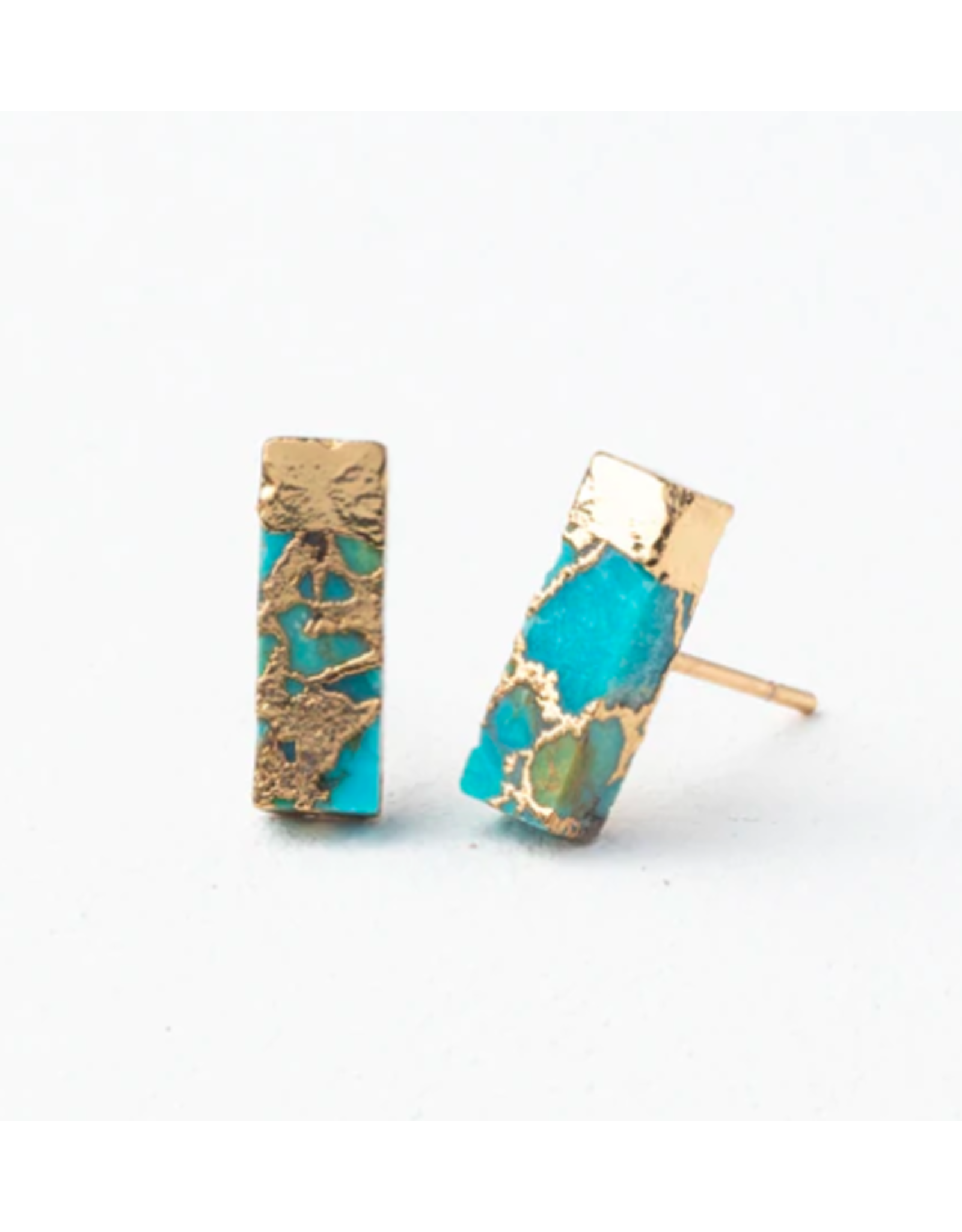 Trade roots Brayden Turquoise Studs, Asia