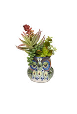 Trade roots Ceramic Owl Planter, Gutemala