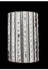 Trade roots Karen Silver, Long  Ring Hammered Wrap Ring