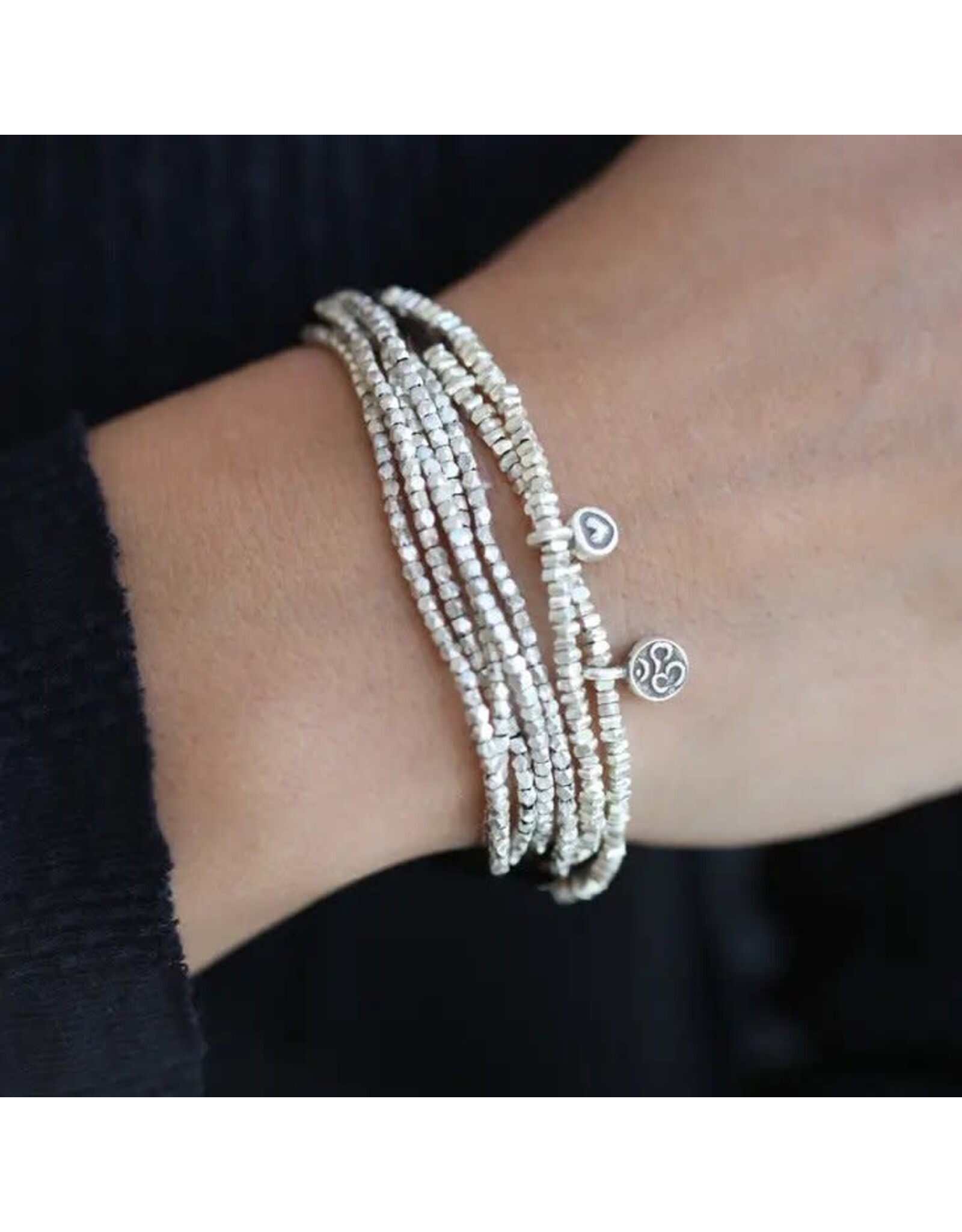 Trade roots Five Sense Bracelet,, Karen Silver, Thailand