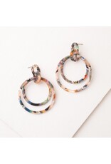 Trade roots Margot, Multicolored Circle Earrings, Asia