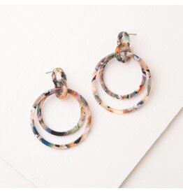 Trade roots Margot, Multicolored Circle Earrings, Asia