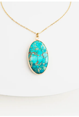 Trade roots Tranquil Turquoise Necklace, Asia