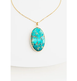 Trade roots Tranquil Turquoise Necklace, Asia