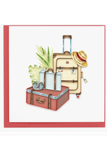 Trade roots Quilled Vintage Luggage Card, Vietnam