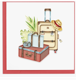 Trade roots Quilled Vintage Luggage Card, Vietnam