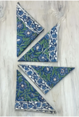 Trade roots Sage and Blue Napkin Set of 4