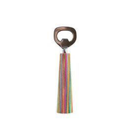 Trade roots Striped Wood Bottle Opener, India