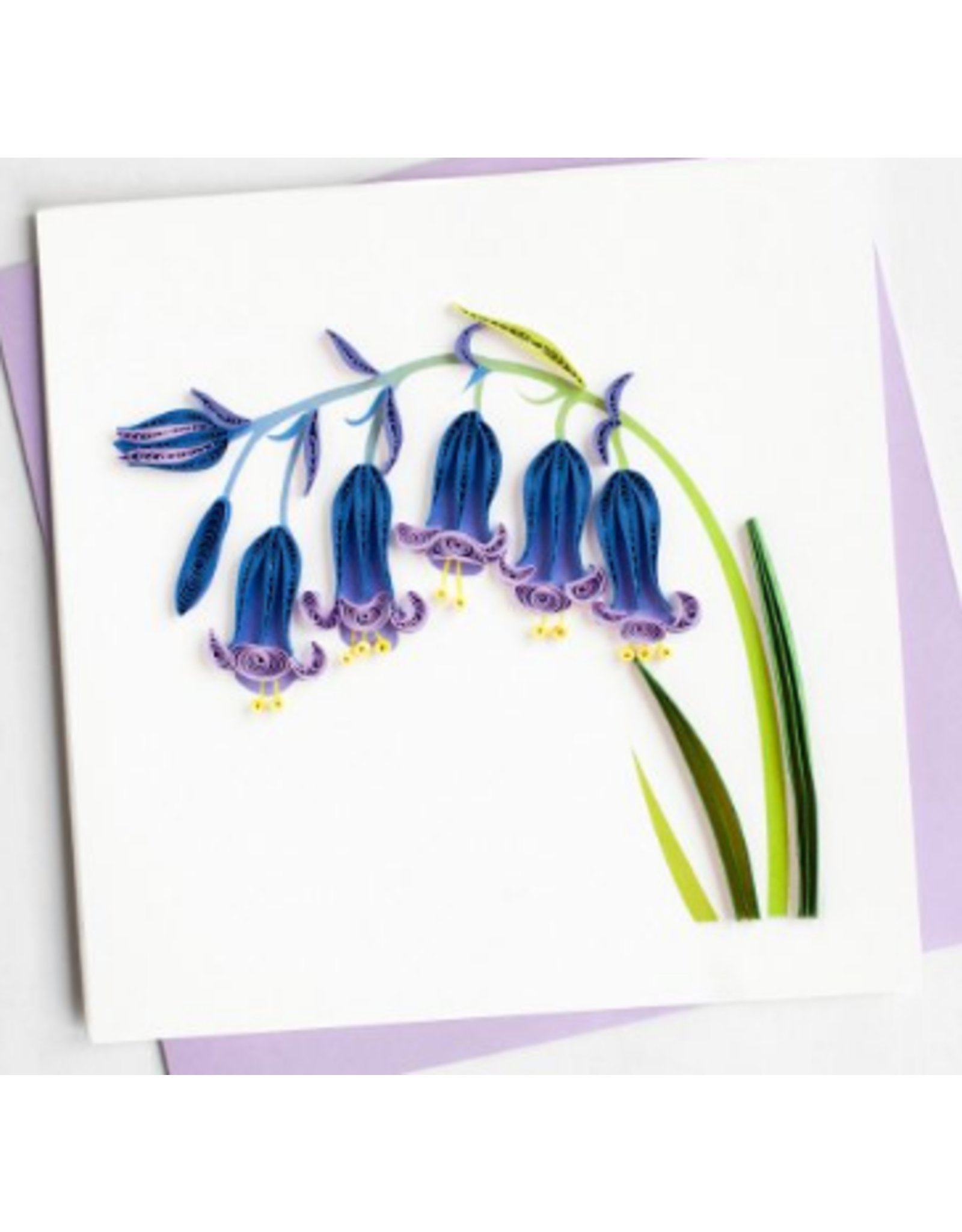 Trade roots Bluebells Quilling Card