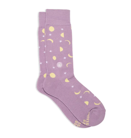 Trade roots Socks That Support Mental Health (Purple Moons), India