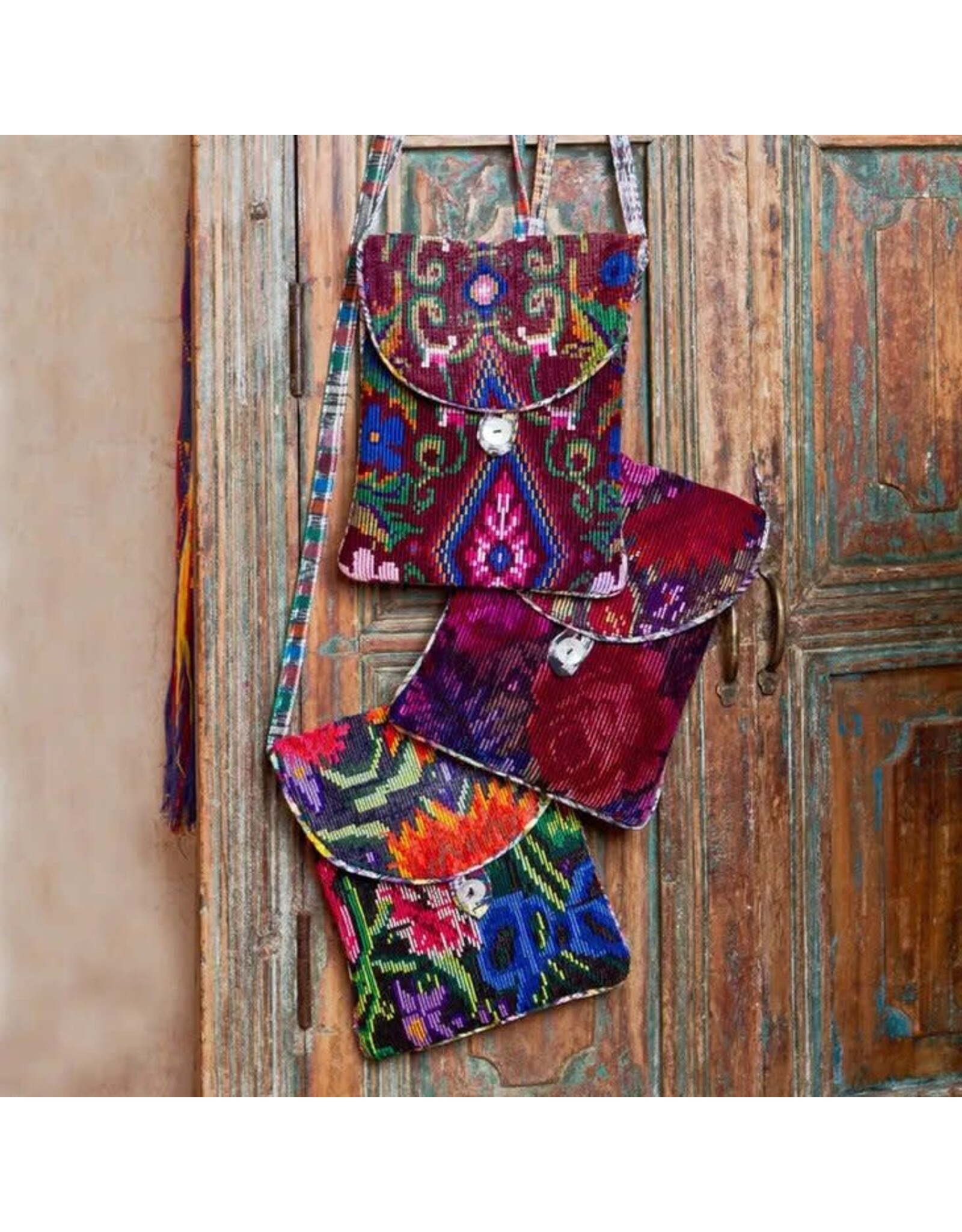 Chichi Shoulder Pouch, Guatemala (ASSORTED PATTERNS) Trade Roots