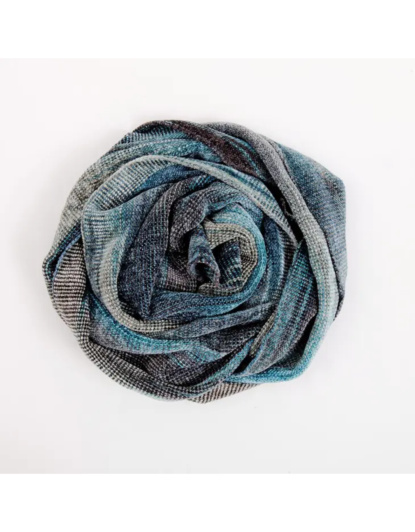 Trade roots Handwoven Bamboo Chenille Scarf,  Infinity, Guatemala