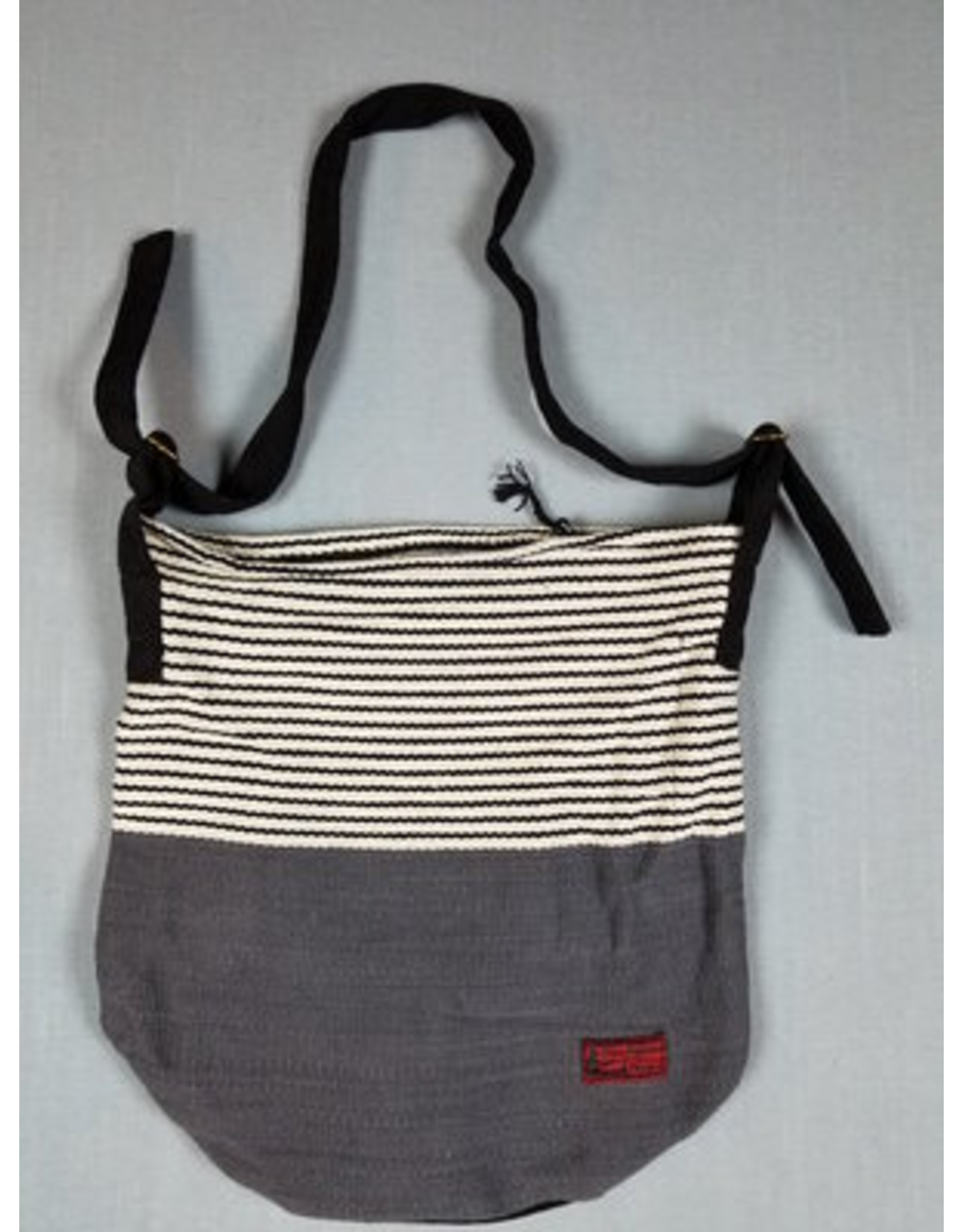 Trade roots Handwoven Day Bag, Gray, Nepal