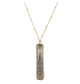 Trade roots Dahlia Stone Pendant Necklace Vapor, Thailand