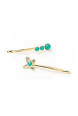 Trade roots JATASYA BUTTERFLY BOBBY PINS, Set of 2, India