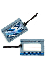Trade roots Recycled Denim Luggage Tag, Guatemala